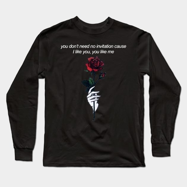 ROSE INVITE Long Sleeve T-Shirt by elsa-HD